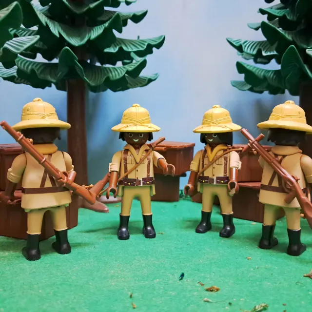 Playmobil 4 soldati personalizzati