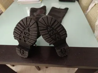 Botas altas negras mujer