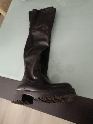 Botas altas negras mujer