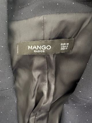 Traje y Chaqueta Mango Talla S/M