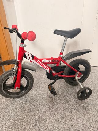 Bicicleta Dino Bikes 12 Pro Cross Roja.