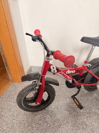 Bicicleta Dino Bikes 12 Pro Cross Roja.