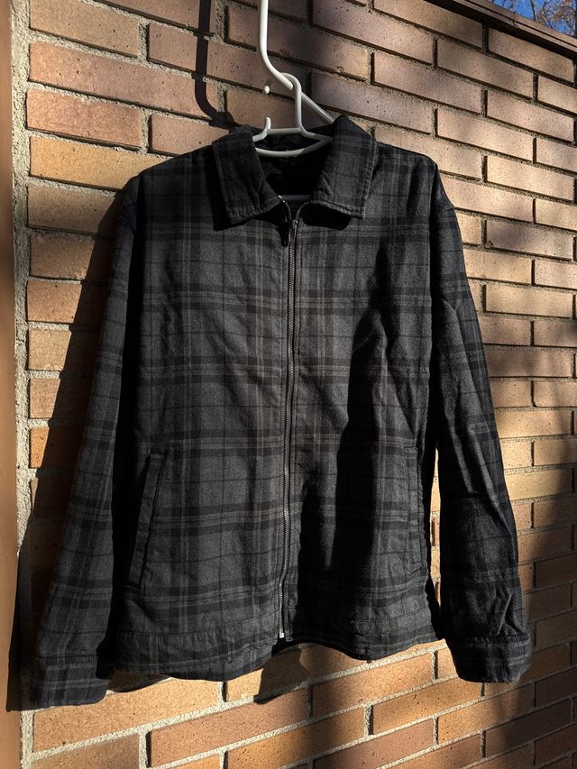 Chaqueta Quiksilver cuadros cremallera