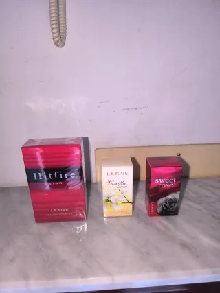 Lote 3 perfumes La Rive: Hitfire, Vanilla, Sweet R