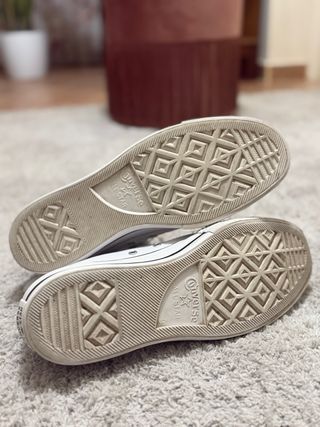 Converse Platform Pelle Bianche