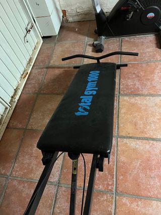 Banco de pesas  Mancuernas Bicicleta estática Remo