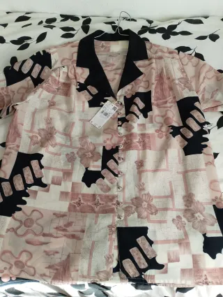 Camisa estampada mujer talla XXXL
