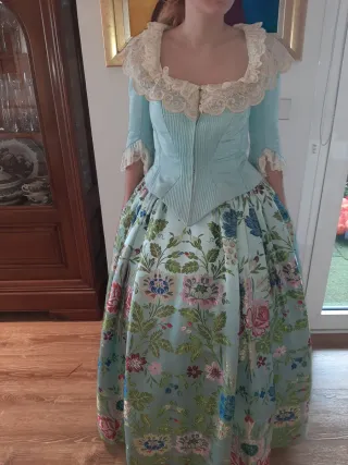 Traje de Fallera Azul Talla 38