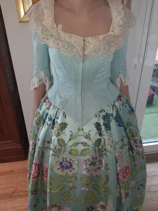 Traje de Fallera Azul Talla 38