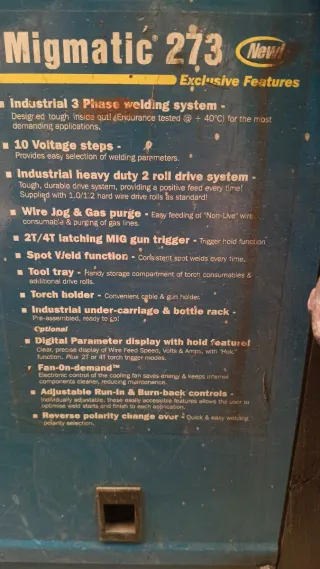 Soldadora Miller Migmatic 273