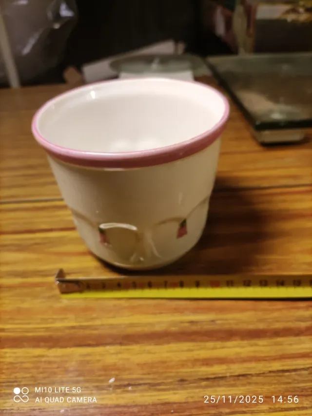 Basija de porcelana  decorada