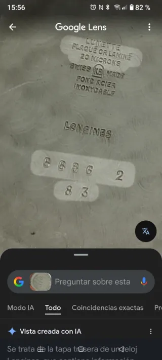 Reloj de pulsera dorado Escucho ofertas