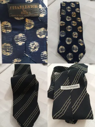 Corbatas Vintages, de varias marcas. Cómo nuevas.