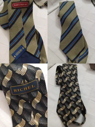 Corbatas Vintages, de varias marcas. Cómo nuevas.