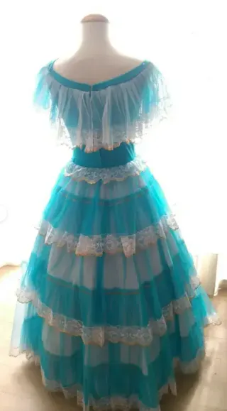 Disfraz Princesa Azul Talla Única