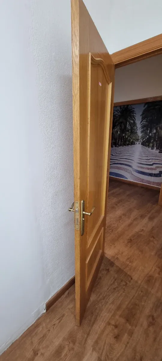 6 Puertas de Madera con sus marcos 200x72