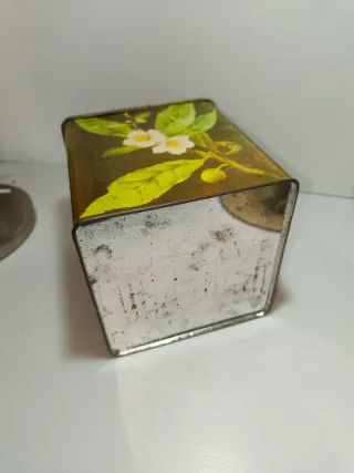 Lotto 3 scatole latta vintage, LEGGI