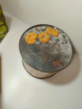 Lotto 3 scatole latta vintage, LEGGI