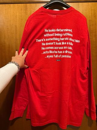 maglietta SUPREME rossa