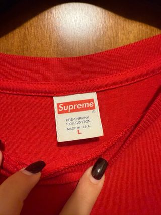 maglietta SUPREME rossa