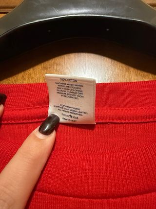 maglietta SUPREME rossa