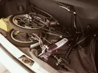 Bicicleta pieghevole 16 tipo Brompton