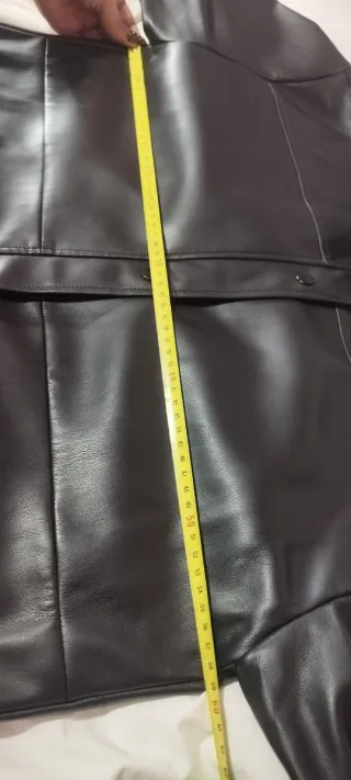 Camisa efecto piel negra Primark