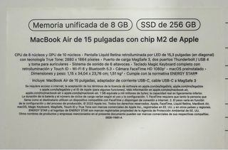 MacBook Air 15” M2 8GB 256GB (2023)