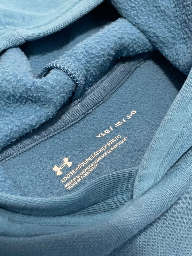 Sudadera Under Armour Capucha Azul Talla S