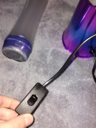 Lampada Lava Moderna Fluida Viola/Blu Cangiante