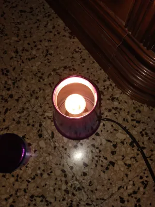 Lampada Lava Moderna Fluida Viola/Blu Cangiante