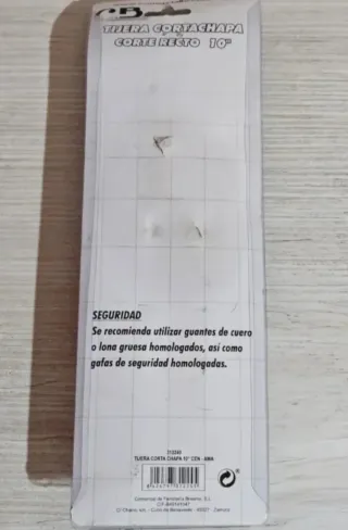 Tijeras Cortachapa Rectas 10