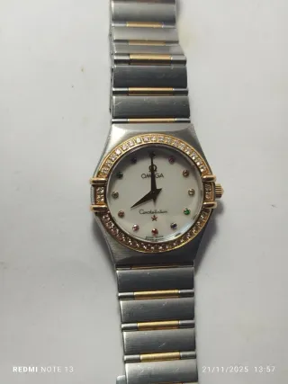 Omega Constellation Reloj Oro y acero