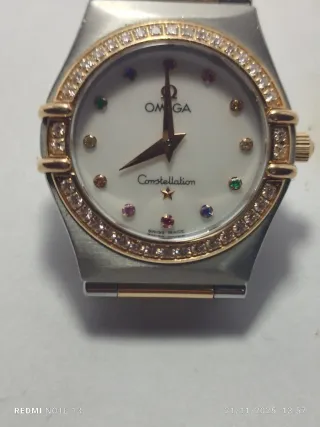 Omega Constellation Reloj Oro y acero