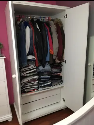 Cama nido, cajonera, ropero y colchones nuevos