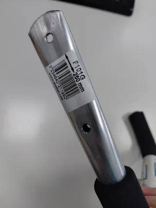 Gancho en U con agarre acolchado