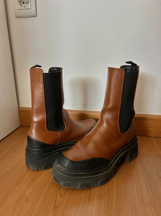 Botas Chelsea marrones