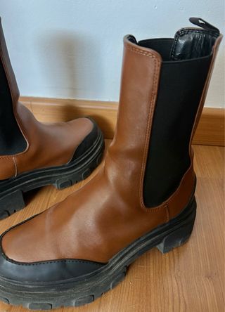 Botas Chelsea marrones
