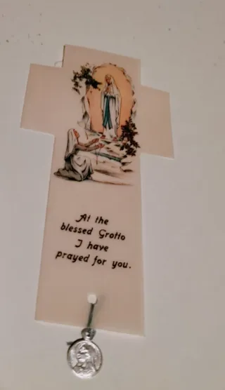 Medalla Sagrado Corazón y Estampa