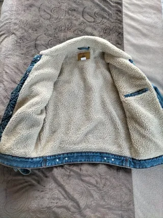 Cazadora vaquera con borrego Talla S