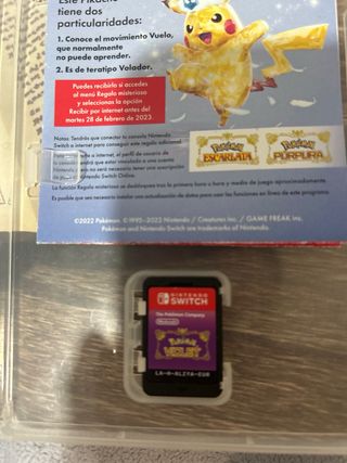 Juego Nintendo Switch Pokémon Púrpura RPG
