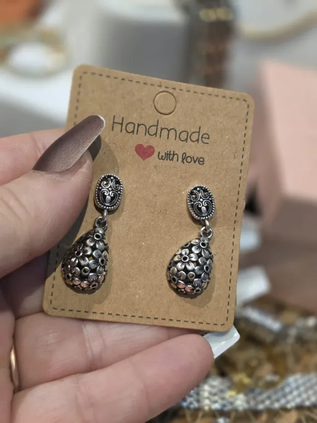 Brincos de Prata Filigrana