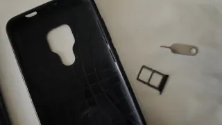 Huawei Mate 20 Blu + Custodia + Scheda NM 128GB Android