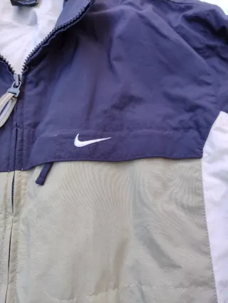 Giacca a Vento Nike Vintage Anni 2000 Blu M