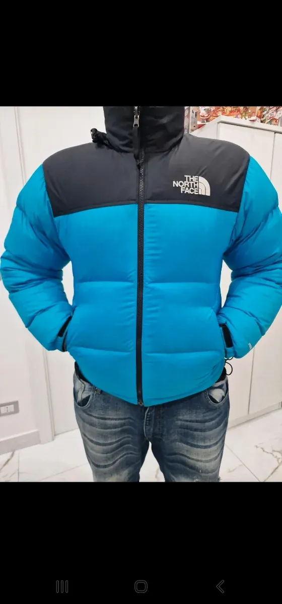 Piumino The North Face uomo blu/nero