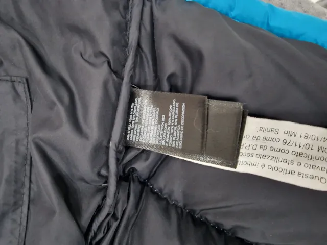 Piumino The North Face uomo blu/nero