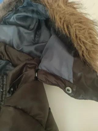 Casaco Zara castanho 12/18 meses