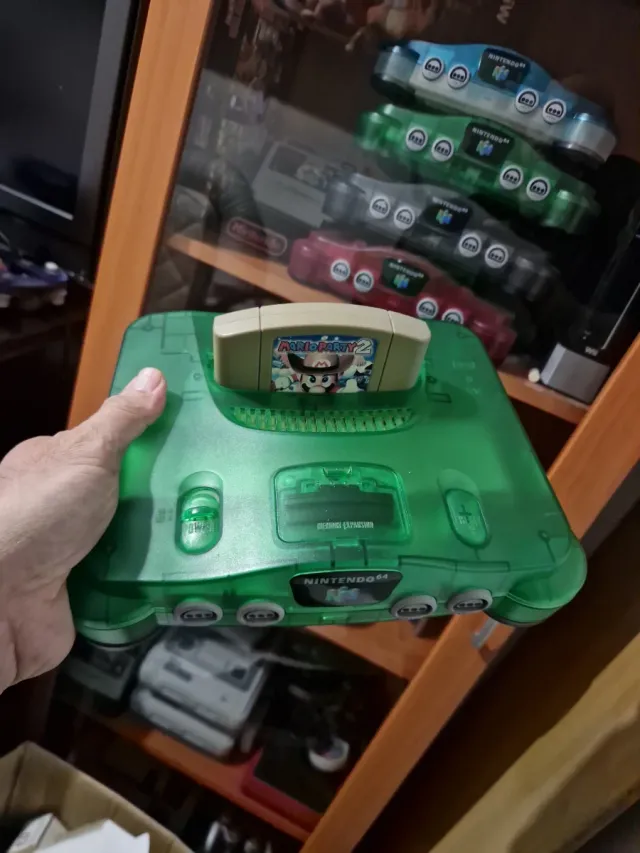 Nintendo 64 Verde Translúcido + Mando