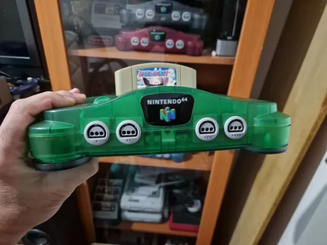 Nintendo 64 Verde Translúcido + Mando