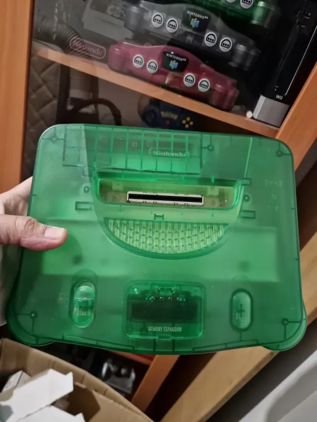 Nintendo 64 Verde Translúcido + Mando